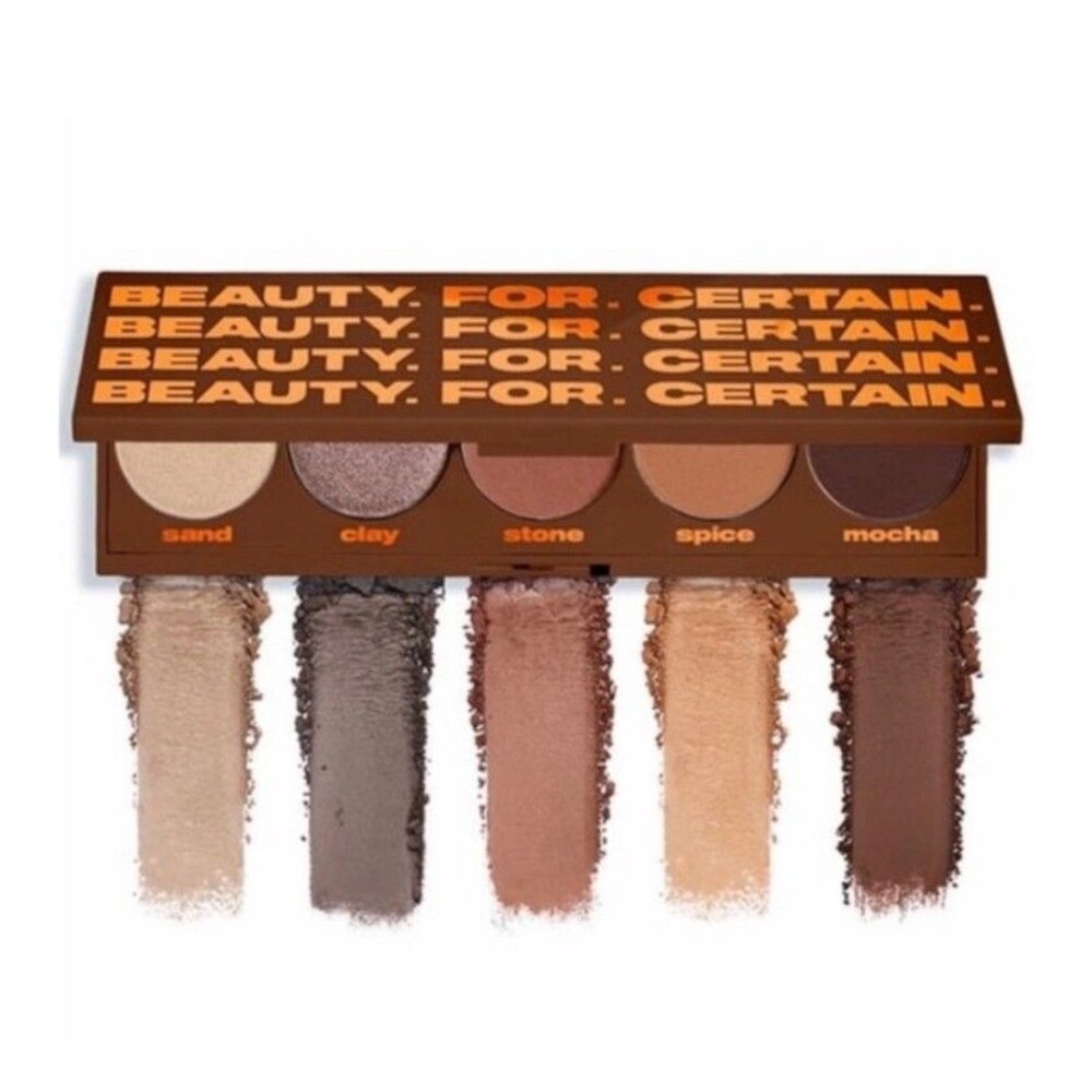 Beauty For Certain Contour Palette Sand Clay Stone Spice Mocha NEW